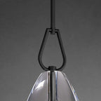 8 Inch Flute Crystal Pendant Light - Botanist