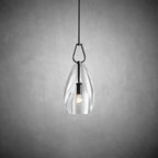 9 Inch Flute Crystal Globe Bulb Pendant Light - Botanist