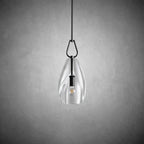 9 Inch Flute Crystal Globe Bulb Pendant Light - Botanist