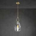 8 Inch Flute Crystal Tubular Bulb Pendant Light - Botanist