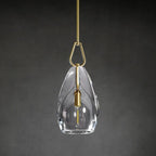 9 Inch Flute Crystal Tubular Bulb Pendant Light - Botanist