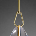 9 Inch Flute Crystal Pendant Light - Botanist