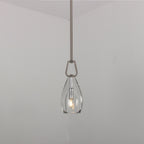 Suspension en cristal flûté de 15 cm - Botaniste