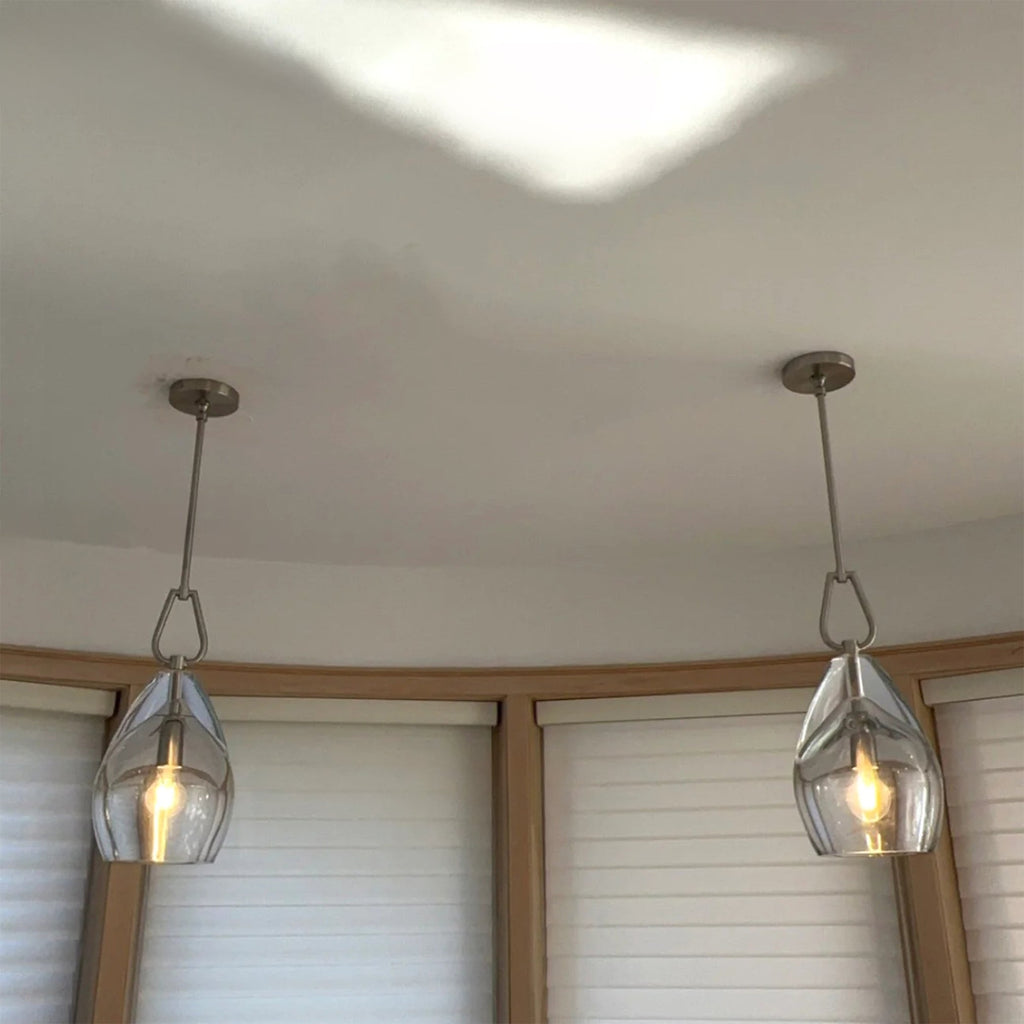 9 Inch Flute Crystal Pendant Light - Botanist