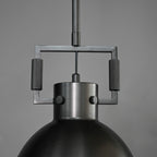 10 Inch Brass Dome Pendant Light - Machinist