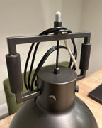 14 Inch Brass Dome Pendant Light - Machinist