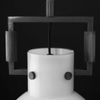 10 Inch Milk Glass Dome Pendant Light - Machinist
