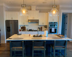 18 Inch Clear Glass Dome Pendant Light - Machinist