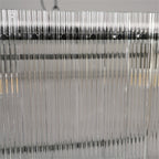 48 Inch Ribbed Glass Round Chandelier - San Marco