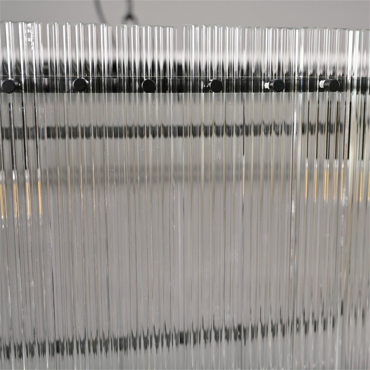 48 Inch Ribbed Glass Round Chandelier - San Marco