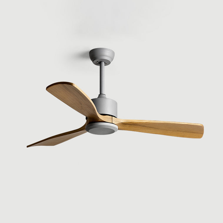 42 Inch Three Oak Blade Quiet Ceiling Fan - Timberline