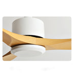 52 Inch Three Oak Blade Quiet Ceiling Fan - Timberline