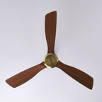 52 Inch Three Walnut Blade Quiet Ceiling Fan - Timberline