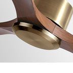 52 Inch Three Walnut Blade Quiet Ceiling Fan - Timberline