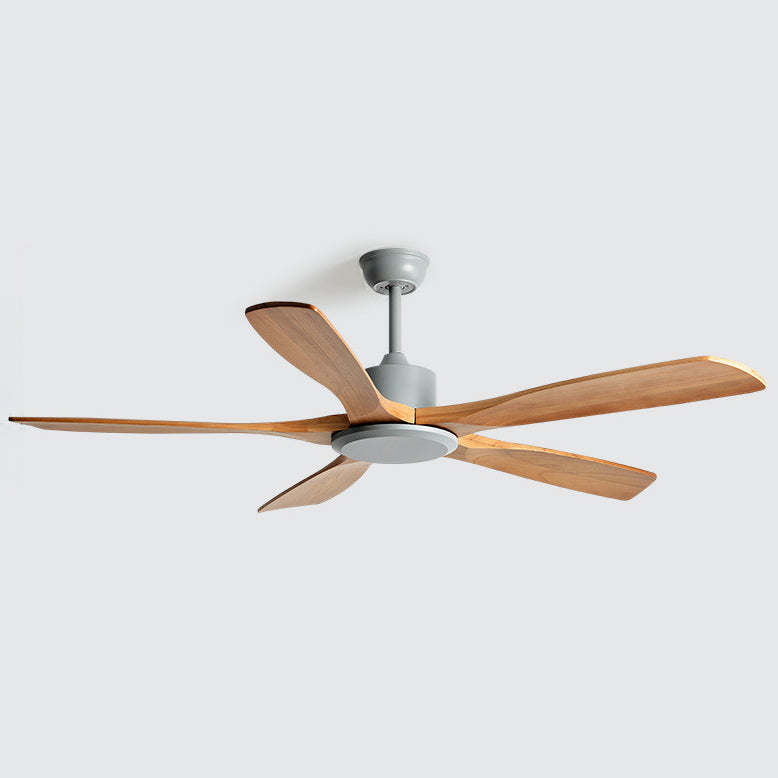 60 Inch Five Oak Blade Quiet Ceiling Fan - Timberline