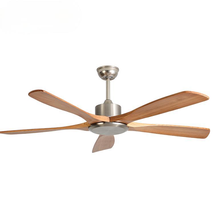 60 Inch Five Oak Blade Quiet Ceiling Fan - Timberline