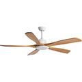 60 Inch Five Oak Blade Quiet Ceiling Fan - Timberline