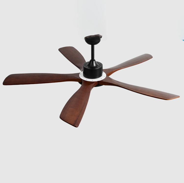 60 Inch Five Walnut Blade Quiet Ceiling Fan - Timberline
