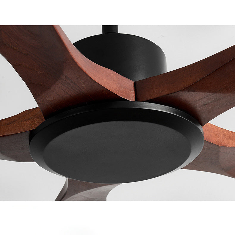 60 Inch Five Walnut Blade Quiet Ceiling Fan - Timberline