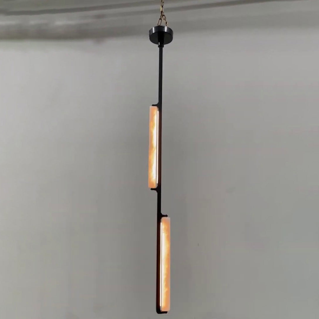 Grand Alabaster Prism Pendant Light - Audubon