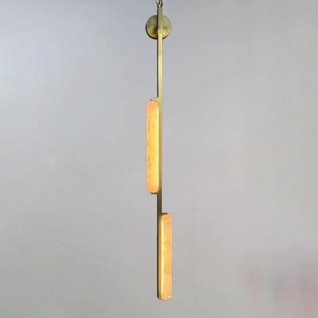 Grand Alabaster Prism Pendant Light - Audubon