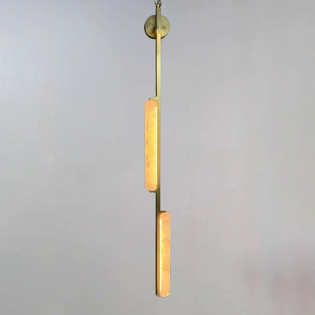 Grand Alabaster Prism Pendant Light - Audubon