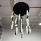 40 Inch Grand Alabaster Prism Cascading Chandelier - Audubon