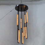 24-Zoll-Hängeleuchte Grand Alabaster Prism Cascading Chandelier – Audubon
