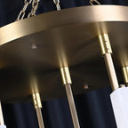 24 Inch Alabaster Prism Cascading Chandelier - Audubon
