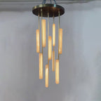 24-Zoll-Hängeleuchte Grand Alabaster Prism Cascading Chandelier – Audubon