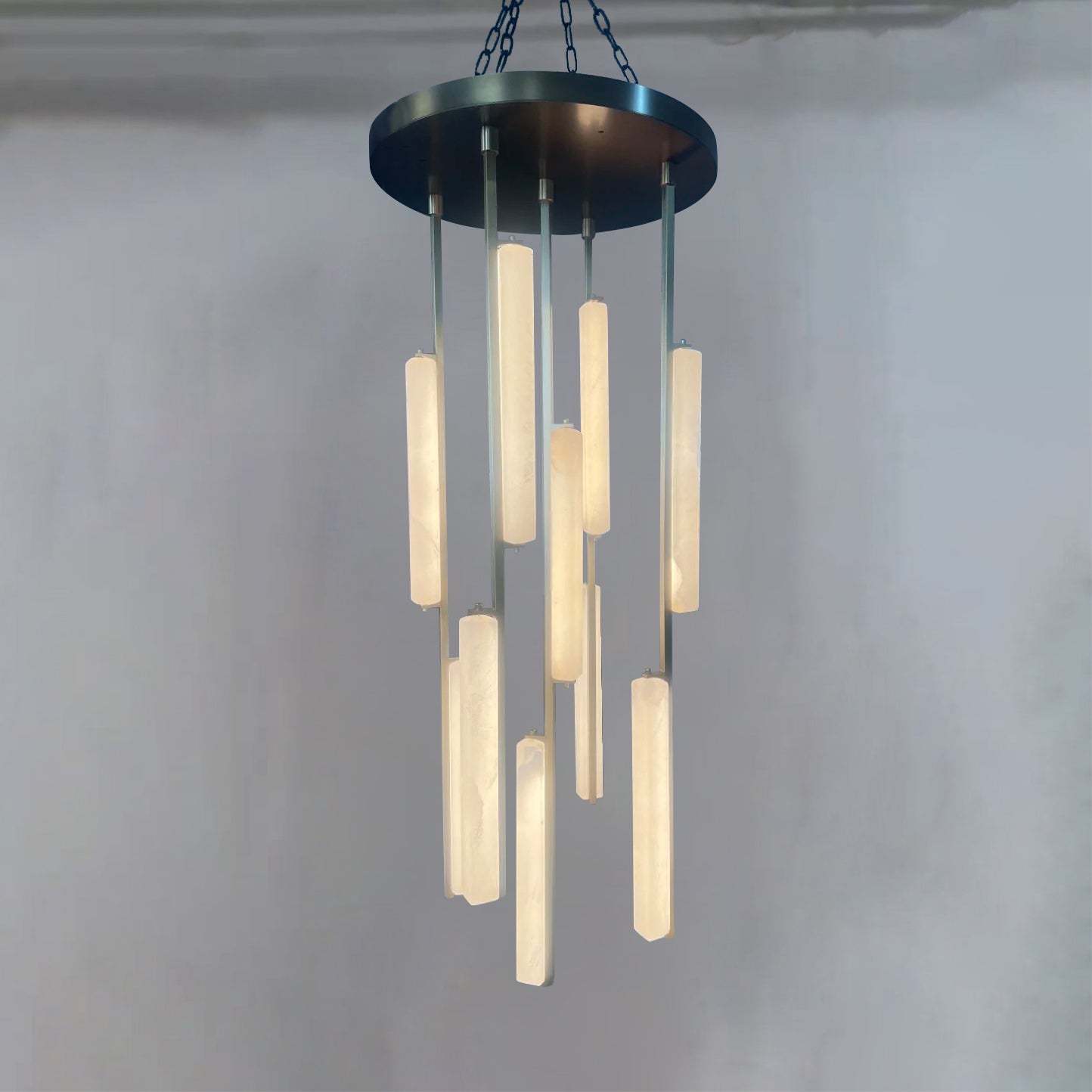 24-Zoll-Hängeleuchte Grand Alabaster Prism Cascading Chandelier – Audubon