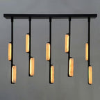 54 Inch Alabaster Prism Linear Chandelier - Audubon
