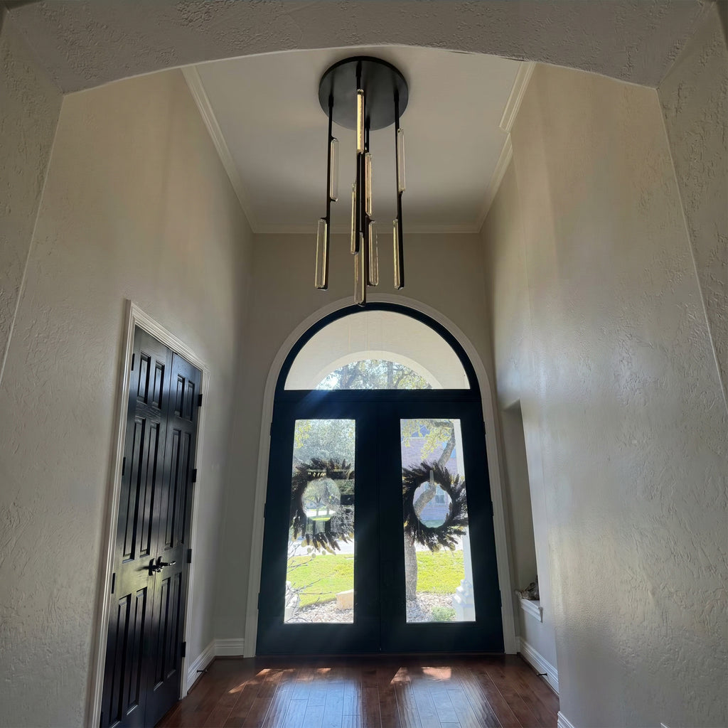 24 Inch Grand Crystal Prism Cascading Chandelier - Audubon