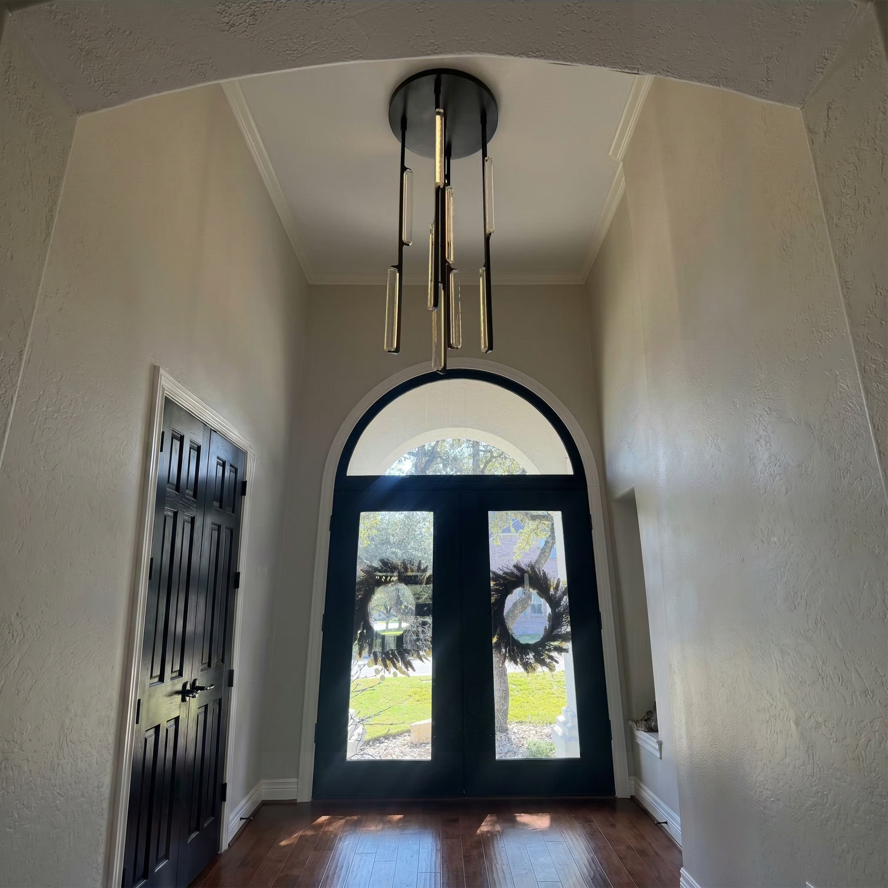 24 Inch Grand Crystal Prism Cascading Chandelier - Audubon
