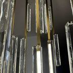 56 Inch Grand Crystal Prism Cascading Chandelier - Audubon