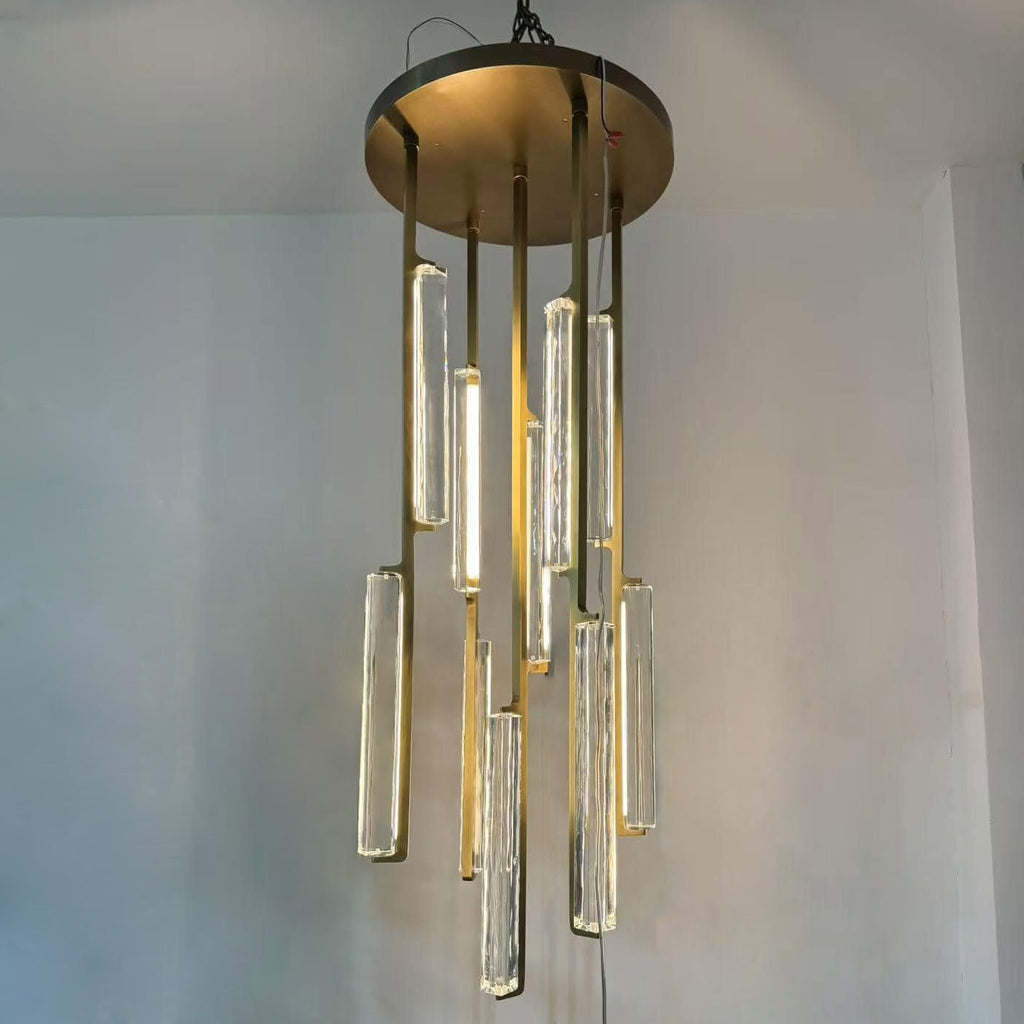 24 Inch Grand Crystal Prism Cascading Chandelier - Audubon