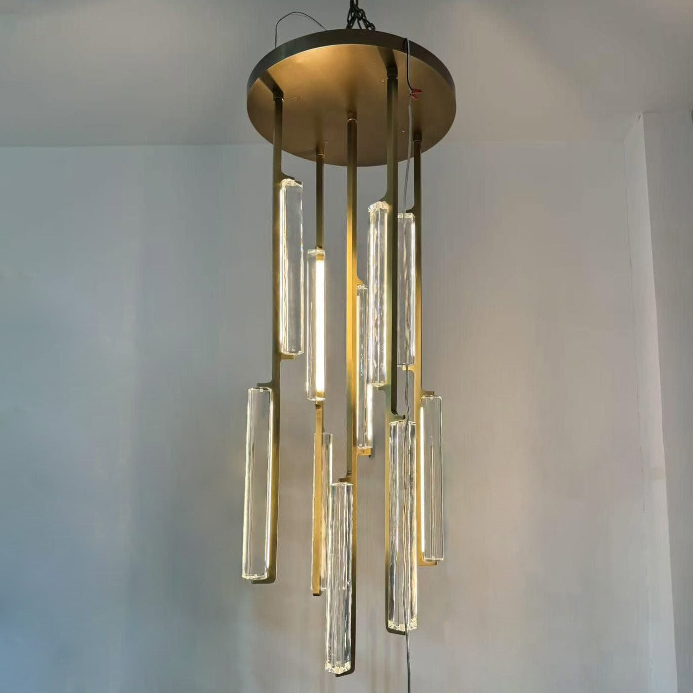 24 Inch Grand Crystal Prism Cascading Chandelier - Audubon