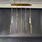 54 Inch Grand Crystal Prism Linear Chandelier - Audubon