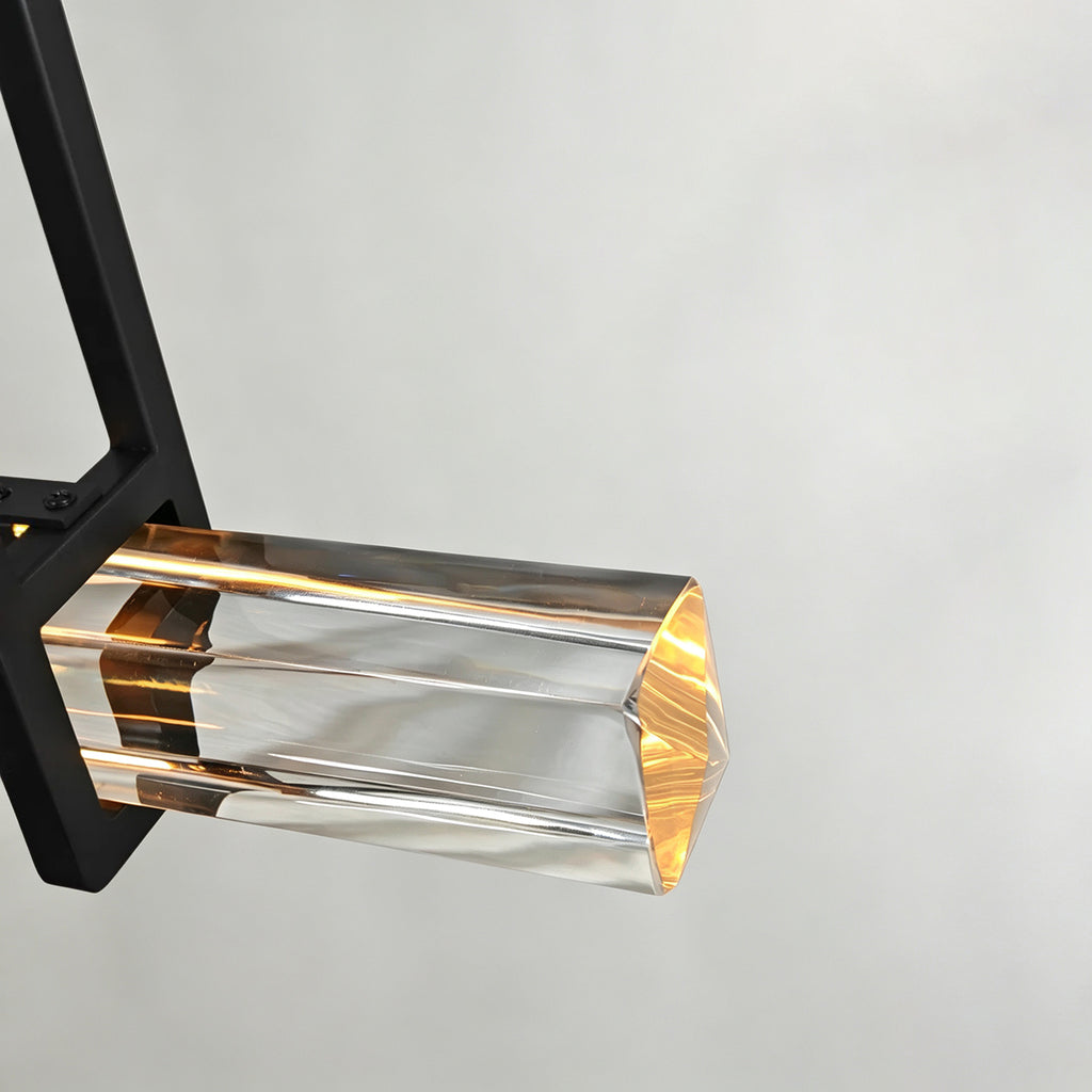 60 Inch Single Crystal Bar Dining Room Chandelier - Audubon