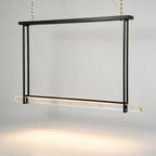 60 Inch Single Crystal Bar Dining Room Chandelier - Audubon