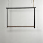 60 Inch Single Crystal Bar Dining Room Chandelier - Audubon