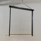 60 Inch Single Crystal Bar Chandelier - Audubon