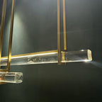 60 Inch Triple Crystal Bar Chandelier - Audubon