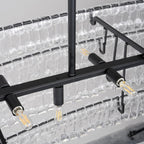54 Inch Clear Glass Tiered Oval Chandelier - Ghiaccio