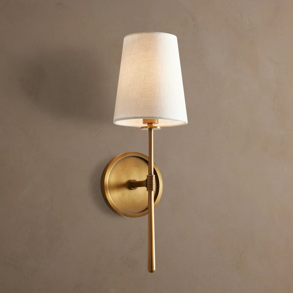 15 cm Fabric Shade Wall Sconce - Rhodes