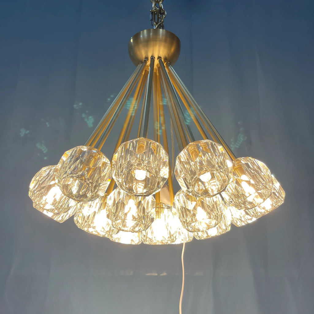 24 Inch Sputnik Globe Crystal Ceiling Chandelier – Boule