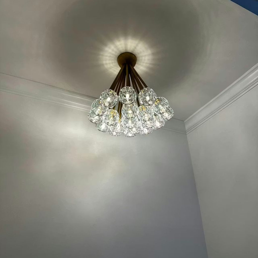 24 Inch Sputnik Globe Crystal Ceiling Chandelier – Boule