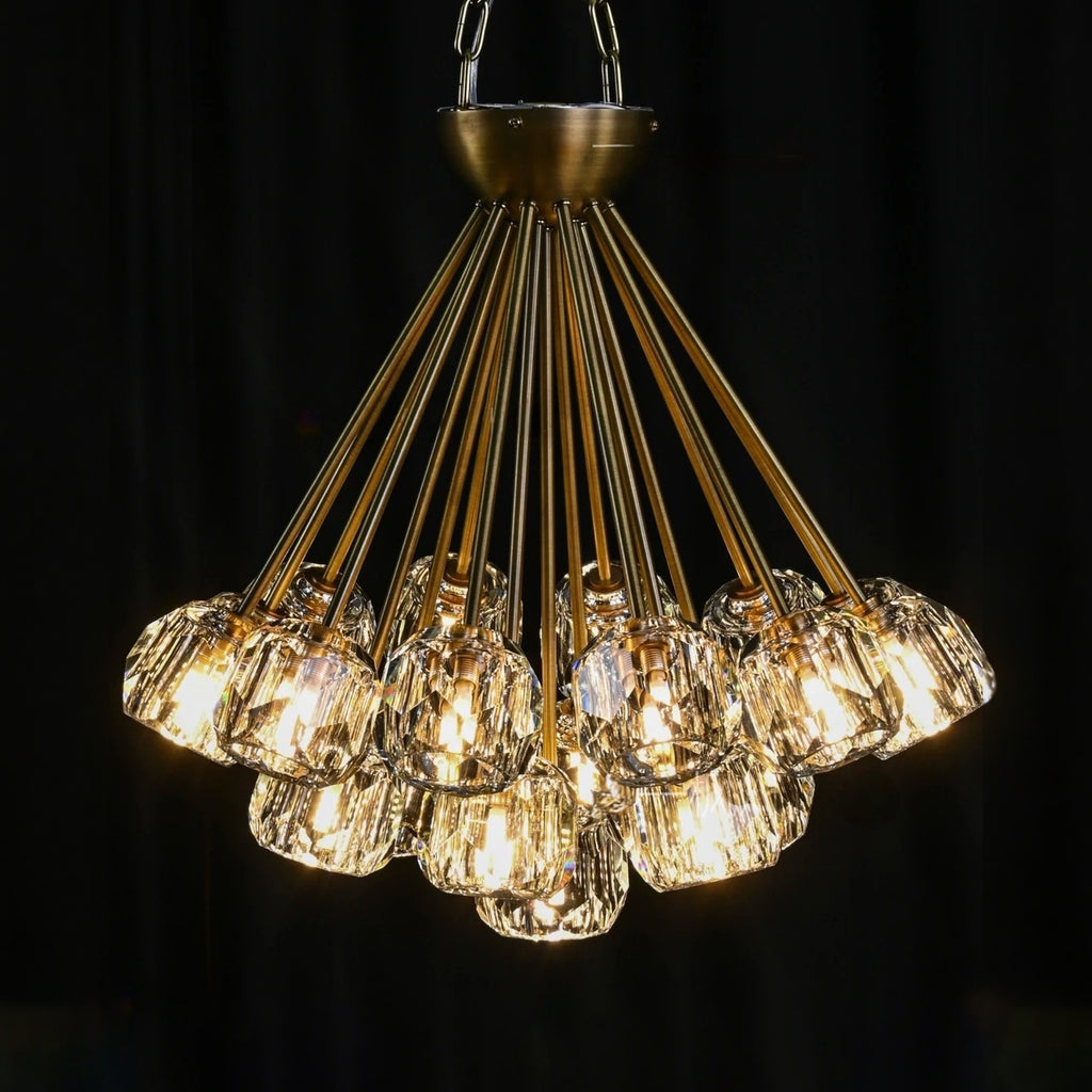 24 Inch Sputnik Crystal Globe Ceiling Chandelier – Boule