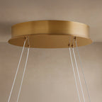 152 cm Disc Glass Round Chandelier - Lyla