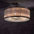 81 cm Glass Rod Drum Flush Mount - Amadeo